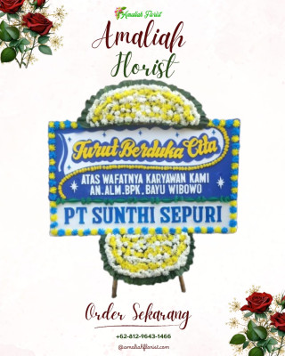 Papan Bunga Duka di Karangsewu